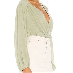 Free people wrap top